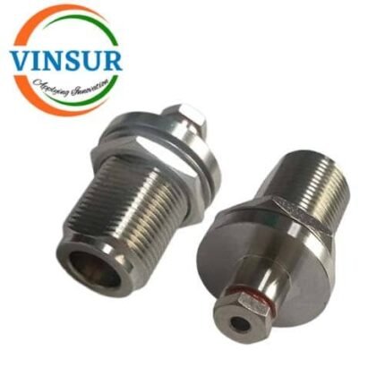 VSW250033-CN -- RF CONNECTOR - 50 OHMS N FEMALE STRAIGHT BULKHEAD CLAMP TYPE  FOR RG405 CABLE