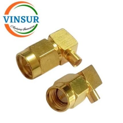 VSW250034-CN -- RF CONNECTOR - 50 OHMS SMA MALE RIGHT ANGLE  SOLDER TYPE RG405 (0.086 INCH)CABLE 18GHz