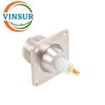 VSW260005-CN -- RF CONNECTOR - 50 OHMS HN FEMALE STRAIGHT 4HOLE FLANGE SOLDER TYPE 10MM TEFLON PCB MOUNT - Image 3