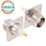 VSW260005-CN -- RF CONNECTOR - 50 OHMS HN FEMALE STRAIGHT 4HOLE FLANGE SOLDER TYPE 10MM TEFLON PCB MOUNT