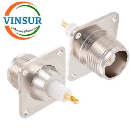 VSW260005-CN -- RF CONNECTOR - 50 OHMS HN FEMALE STRAIGHT 4HOLE FLANGE SOLDER TYPE 10MM TEFLON PCB MOUNT