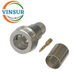 VSW260008-CN -- RF CONNECTOR - 50 OHMS QN MALE STRAIGHT CRIMP TYPE FOR LMR400 CABLE