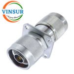 41114111 -- RF ADAPTERS - 50 OHMS N MALE STRAIGHT TO N MALE STARIGHT 4-HOLE FLANGE ADAPTERS