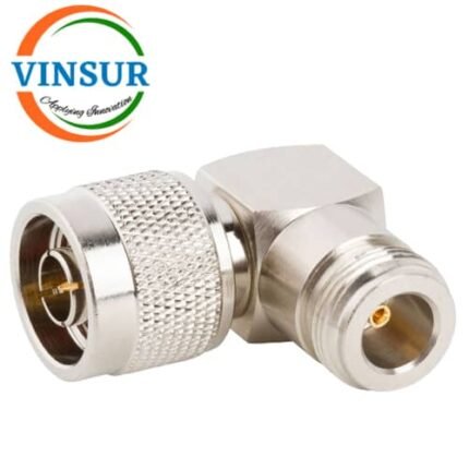 41110122-- RF ADAPTER - 50 OHMS N-TYPE MALE TO N-TYPE FEMALE RIGHT ANGLE ADAPTERS