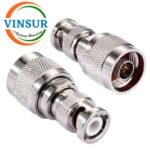 41110311-- RF ADAPTER - 50 OHMS N-TYPE MALE TO BNC MALE STRAIGHT ADAPTER