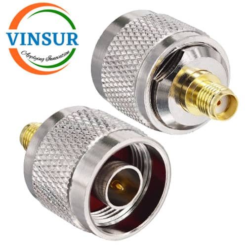 41110421-- RF ADAPTER ΓÇô 50 OHMS, N-TYPE MALE TO SMA FEMALE STRAIGHT ADAPTER 41110421-10-- RF ADAPTER – 50 OHMS, N-TYPE MALE TO SMA FEMALE STRAIGHT ADAPTERS - Image 1