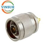 41110711-- RF ADAPTERS - 50 OHMS MMCX MALE TO  N-TYPE MALE STRAIGHT ADAPTERS