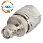 41110821-- RF ADAPTER - 50 OHMS, N-TYPE MALE TO RP TNC FEMALE STRAIGHT ADAPTERS
