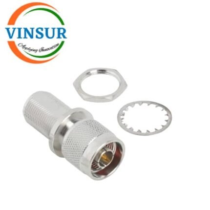 41111121 -- RF ADAPTER - 50 OHMS N-TYPE MALE TO N-TYPE FEMALE STRAIGHT  BULKHEAD ADAPTERS