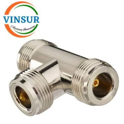 41120123-- RF ADAPTER - 50 OHMS, N-TYPE  to T -ADAPTER FEMALE-FEMALE-FEMALE