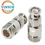 41120311 -- RF ADAPTER - 50OHMS BNC MALE TO N-TYPE FEMALE STRAIGHT ADAPTER
