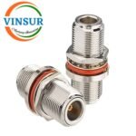 41121121-- RF ADAPTER - 50 OHMS N-TYPE FEMALE TO N-TYPE FEMALE STRAIGHT  BULK HEAD ADAPTERS