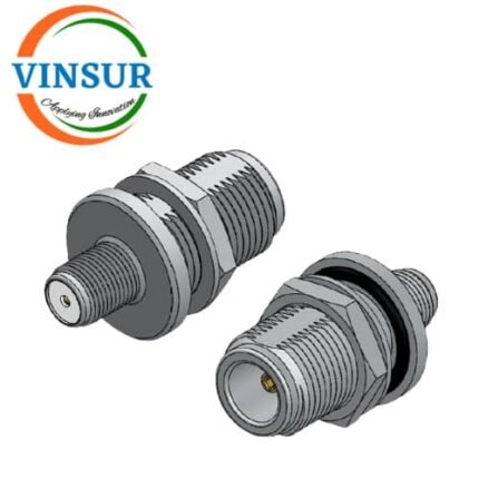 41121B21 -- RF ADAPTER - 50 OHMS N FEMALE BULK HEAD  TO F-TYPE FEMALE STRAIGHT ADAPTERS