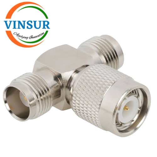 41220213 -- RF ADAPTER - 50 OHMS, TNC T -ADAPTER FEMALE-MALE-FEMALE 41220213 -- RF ADAPTER - 50 OHMS, TNC T -ADAPTER FEMALE-MALE-FEMALE - Image 1