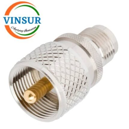 41220C11 -- RF ADAPTER - 50 OHMS TNC FEMALE TO UHF MALE STRAIGHT ADAPTER