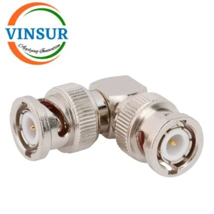 41310312 -- RF ADAPTER – 50 OHMS BNC MALE TO BNC MALE RIGHT ANGLE ADAPTER