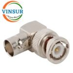 41310322 -- RF ADAPTER – 50 OHMS BNC MALE TO BNC FEMALE STRAIGHT RIGHT ANGLE ADAPTER