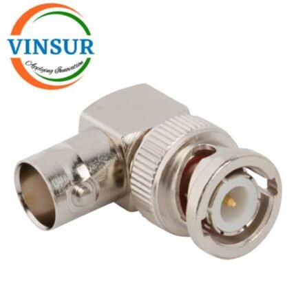 41310322 -- RF ADAPTER – 50 OHMS BNC MALE TO BNC FEMALE STRAIGHT RIGHT ANGLE ADAPTER