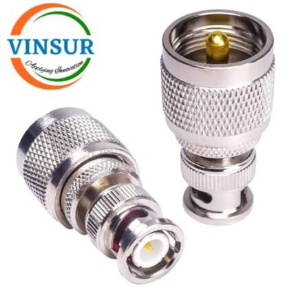41310C11 -- RF ADAPTER - 50 OHMS BNC MALE TO UHF MALE STRAIGHT ADAPTER