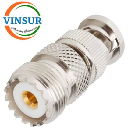 41310C21 -- RF ADAPTER - 50OHMS BNC MALE TO UHF FEMALE STRAIGHT ADAPTER