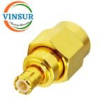 41410611 -- RF ADAPTERS - 50 OHMS MCX MALE TO SMA MALE  STRAIGHT ADAPTERS