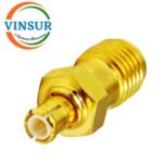41420611 -- RF ADAPTERS - 50 OHMS MCX MALE TO SMA FEMALE STRAIGHT ADAPTERS