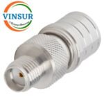 41420K11 -- RF ADAPTER - 50 OHMS QMA MALE TO SMA FEMALE STRAIGHT ADAPTERS