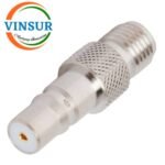 41420K21 -- RF ADAPTER - 50 OHMS QMA FEMALE TO SMA FEMALE STRAIGHT ADAPTERS