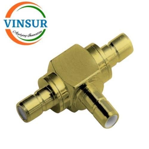 41526521 -- RF CONNECTOR - 50OHMS, SMB T -ADAPTER FEMALE- FEMALE-FEMALE 41526521 -- RF CONNECTOR - 50OHMS SMB T -ADAPTER FEMALE- FEMALE-FEMALE - Image 1