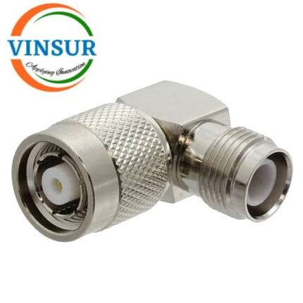 41810222 -- RF ADAPTER - 50 OHMS, RP TNC MALE TO TNC FEMALE RIGHT ANGLE ADAPTER