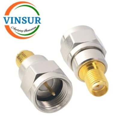 41B1104210 -- RF ADAPTER - 50 OHM F TYPE MALE STRAIGHT TO SMA FEMALE STRAIGHT ADAPTERS