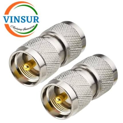 41C10C11 -- RF ADAPTER - 50 OHMS UHF MALE TO UHF MALE STRAIGHT ADAPTER