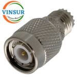 41J10J21 -- RF ADAPTER - 50 OHMS TNC MALE TO  MINI UHF FEMALE STRAIGHT ADAPTER
