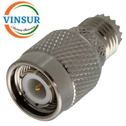 41J10J21 -- RF ADAPTER - 50 OHMS TNC MALE TO  MINI UHF FEMALE STRAIGHT ADAPTER