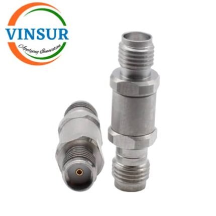 VSW-2.4-FS-SMA-FS-AD-RF ADAPTERS - 50 OHMS 2.4MM FEMALE STRAIGHT TO SMA FEMALE STRAIGHT ADAPTER