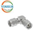 VSW-2.4-MM-RA-AD-RF ADAPTER - 50 OHMS 2.4MM MALE RIGHT ANGLE TO 2.4MM MALE RIGHT ANGLE ADAPTER