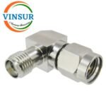 VSW-2.92-MS-SMA-FR-AD -- RF ADAPTER - 50 OHMS 2.92mm MALE STRAIGHT TO SMA FEMALE RIGHT ANGLE ADAPTER