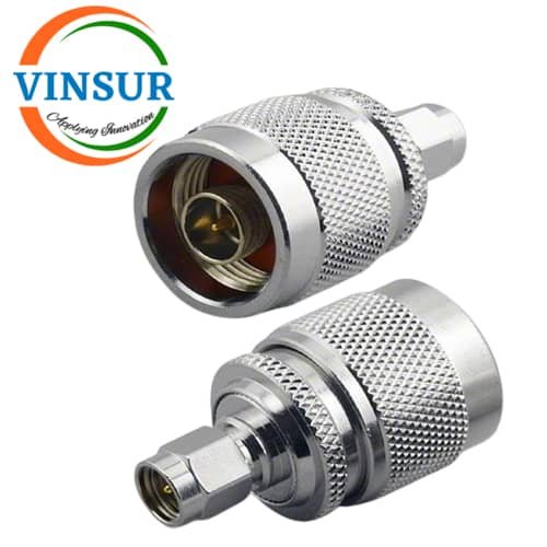VSW-41110411-- RF ADAPTER - 50 OHMS, N-TYPE MALE TO SMA MALE STRAIGHT ADAPTER (1) VSW-41110411-- RF ADAPTER - 50 OHMS, N-TYPE MALE TO SMA MALE STRAIGHT ADAPTERS - Image 1