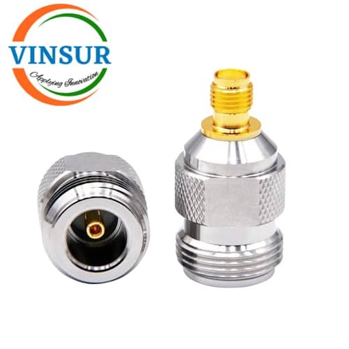 VSW-41120421-- RF ADAPTER - 50 OHMS, N-TYPE FEMALE TO SMA FEMALE STRAIGHT ADAPTER VSW-41120421-- RF ADAPTER - 50 OHMS, N-TYPE FEMALE TO SMA FEMALE STRAIGHT ADAPTER - Image 1