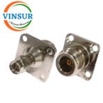 VSW-41124411 -- RF ADAPTER - 50 OHM N FEMALE 4 HOLE TO SMA MALE STRAIGHT ADAPTERS