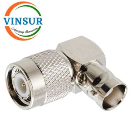 VSW-41310221-AD -- RF ADAPTER - 50 OHMS BNC MALE STRAIGHT TO TNC MALE RIGHT ANGLE ADAPTER