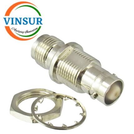 VSW-41321221-AD -- RF ADAPTER - 50 OHMS BNC FEMALE BULK HEAD TO TNC FEMALE STRAIGHT ADAPTER