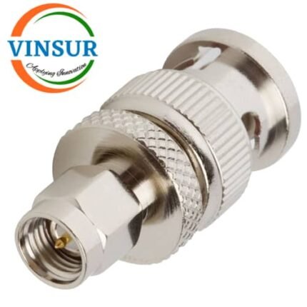 VSW-41410311-AD -- RF ADAPTER - 50 OHMS BNC MALE TO SMA MALE STRAIGHT ADAPTER