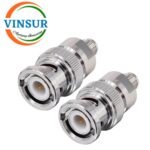 VSW-41410421-AD -- RF ADAPTER - 50 OHMS BNC  MALE TO SMA FEMALE STRAIGHT ADAPTER