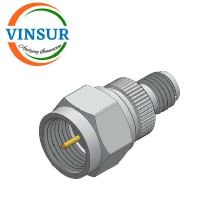 VSW-41B1104210-AD -- RF ADAPTER - 50 OHM F TYPE MALE STRAIGHT TO SMA FEMALE STRAIGHT ADAPTERS