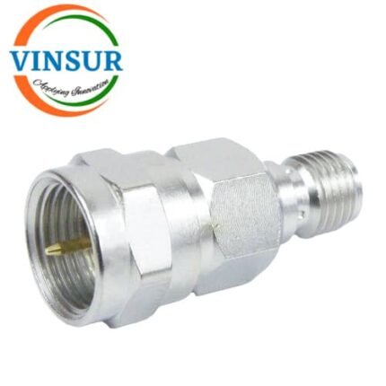 VSW-41B1104210 -- RF ADAPTER - 50 OHM F TYPE MALE STRAIGHT TO SMA FEMALE STRAIGHT ADAPTERS
