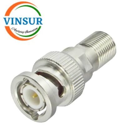 VSW-41B2103110-AD -- RF ADAPTER - F TYPE FEMALE STRAIGHT TO BNC MALE STRAIGHT ADAPTER