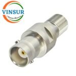VSW-41B2103210-AD -- RF ADAPTER - F-TYPE FEMALE STRAIGHT TO BNC FEMALE STRAIGHT ADAPTER