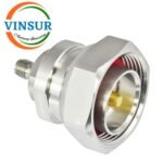 VSW-41F10421-ADP -- RF CONNECTOR - 50 OHMS 7-16 MALE TO SMA FEMALE STRAIGHT ADAPTER