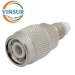 VSW-41L2102110-AD --  RF ADAPTER - 50 OHMS FME FEMALE STRAIGHT TO TNC MALE STRAIGHT ADAPTER